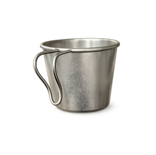 Camel Crown Vintage Sierra Cup - 304 Stainless Steel for Outdoor Camping, Portable Hiking & Coffee Mug