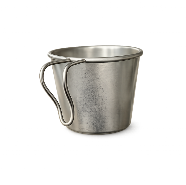 Camel Crown Vintage Sierra Cup - 304 Stainless Steel for Outdoor Camping, Portable Hiking & Coffee Mug
