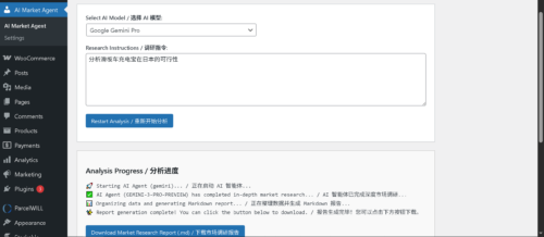 AI Market Agent Tool